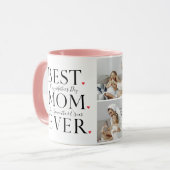 コラージュモダン写真最高の母ハッピーマザーズ・デイ マグカップ (正面左)