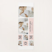 コラージュモダン写真最高のMom Ever Pink Gift ヨガマット (裏面)