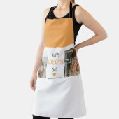 コラージュモダン写真&ハッピーサンクスギビングパパ エプロン (インサイチュ)