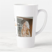 コラージュモダン写真&ハッピーサンクスギビングパパ カフェラテマグ (右)