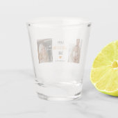 コラージュモダン写真&ハッピーサンクスギビングパパ ショットグラス (裏面)