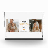 コラージュモダン写真&ハッピーサンクスギビングパパ フォトブロック (正面)