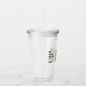 コラージュモダン写真&ハッピーファーザーズ・デイギフト アクリルタンブラー (右)