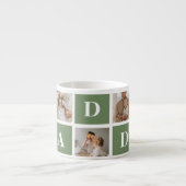 コラージュモダン写真&ハッピーファーザーズ・デイギフト エスプレッソカップ (正面)