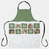 コラージュモダン写真&ハッピーファーザーズ・デイギフト エプロン (正面)