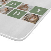 コラージュモダン写真&ハッピーファーザーズ・デイギフト カッティングボード (角)