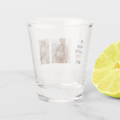 コラージュモダン写真&ハッピーファーザーズ・デイギフト ショットグラス (裏面)