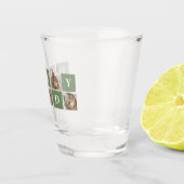 コラージュモダン写真&ハッピーファーザーズ・デイギフト ショットグラス (右)