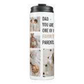 コラージュモダン写真&ハッピーファーザーズ・デイギフト タンブラー (正面)