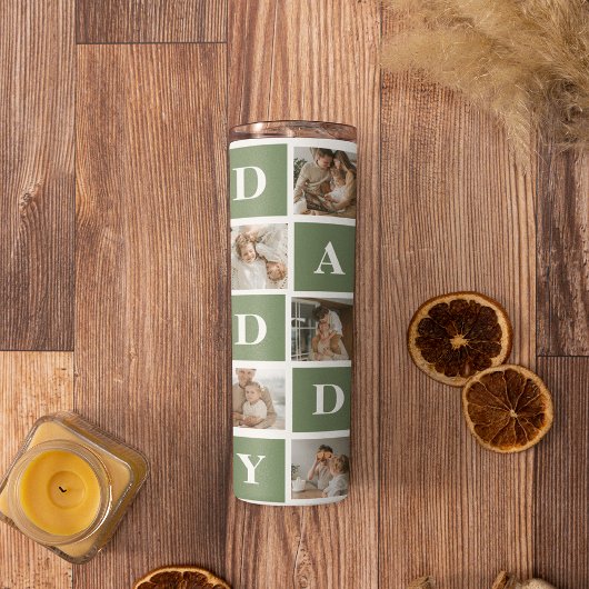 コラージュモダン写真&ハッピーファーザーズ・デイギフト タンブラー