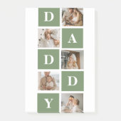 コラージュモダン写真&ハッピーファーザーズ・デイギフト ポストイット (正面)