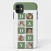 コラージュモダン写真&ハッピーファーザーズ・デイギフト Case-Mate iPhoneケース (裏面)