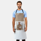 コラージュモダン写真 |パパ エプロン (着用した状態)