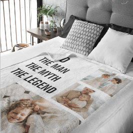 コラージュモダン写真 |パパ シェルパブランケット