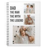 コラージュモダン写真 |パパ ノートブック (正面)