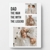 コラージュモダン写真 |パパ フォトプラーク (正面)