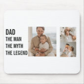 コラージュモダン写真 |パパ マウスパッド (正面)