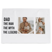 コラージュモダン写真 |パパ ラージペーパーバッグ (正面)