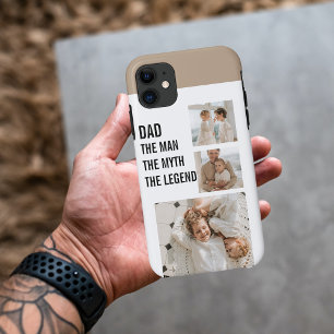 コラージュモダン写真 パパ iPhone 11 ケース