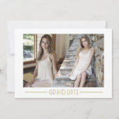 コラージュモダン卒業生6写真卒業An 案内状 (正面)