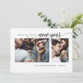 コラージュモダン年末年始ホリデーカード シーズンカード (スタンド正面)