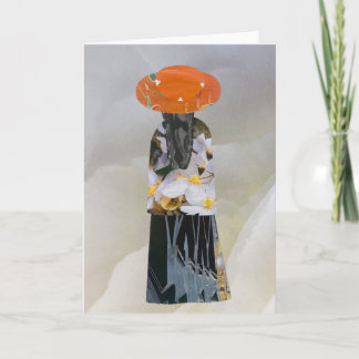 コラージュユニークアースママアメリア空白の カード