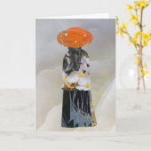 コラージュユニークアースママアメリア空白の カード (黄色い花)