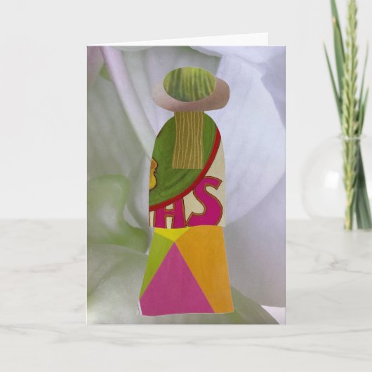 コラージュユニークアースママシャナ空白の カード (正面)