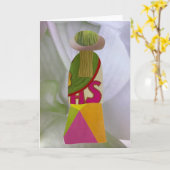 コラージュユニークアースママシャナ空白の カード (黄色い花)