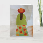 コラージュユニークアースママママギー空白の カード (正面)