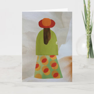 コラージュユニークアースママママギー空白の カード