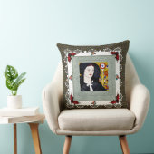 コラージュヴィンテージレトロとレースと花 クッション (椅子)