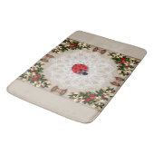 コラージュヴィンテージレトロとレースと花 バスマット (アングル)