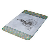 コラージュヴィンテージレトロとレースと花 バスマット (アングル)