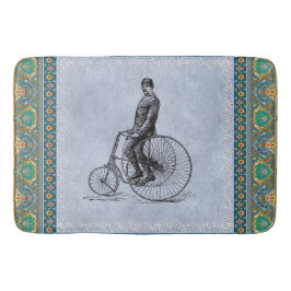 コラージュヴィンテージレトロとレースと花 バスマット