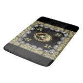 コラージュヴィンテージレトロとレースと花 バスマット (アングル)