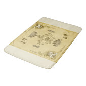 コラージュヴィンテージレトロとレースと花 バスマット (アングル)