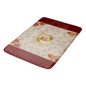 コラージュヴィンテージレトロとレースと花 バスマット (アングル)