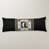 コラージュヴィンテージレトロとレースと花 ボディピロー (裏面)