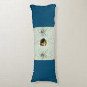 コラージュヴィンテージレトロとレースと花 ボディピロー (正面縦)