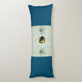 コラージュヴィンテージレトロとレースと花 ボディピロー (裏面 (縦))