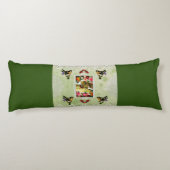 コラージュヴィンテージレトロとレースと花 ボディピロー (裏面)