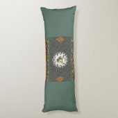 コラージュヴィンテージレトロとレースと花 ボディピロー (裏面 (縦))