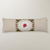 コラージュヴィンテージレトロとレースと花 ボディピロー (裏面)