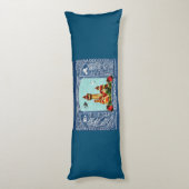 コラージュヴィンテージレトロとレースと花 ボディピロー (裏面 (縦))