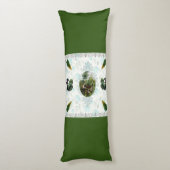 コラージュヴィンテージレトロとレースと花 ボディピロー (裏面 (縦))