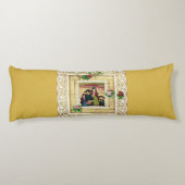 コラージュヴィンテージレトロとレースと花 ボディピロー (裏面)