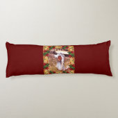 コラージュヴィンテージレトロとレースと花 ボディピロー (裏面)