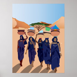 コラージュヴィンテージレトロとレースと花 ポスター