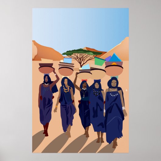 コラージュヴィンテージレトロとレースと花 ポスター (正面)